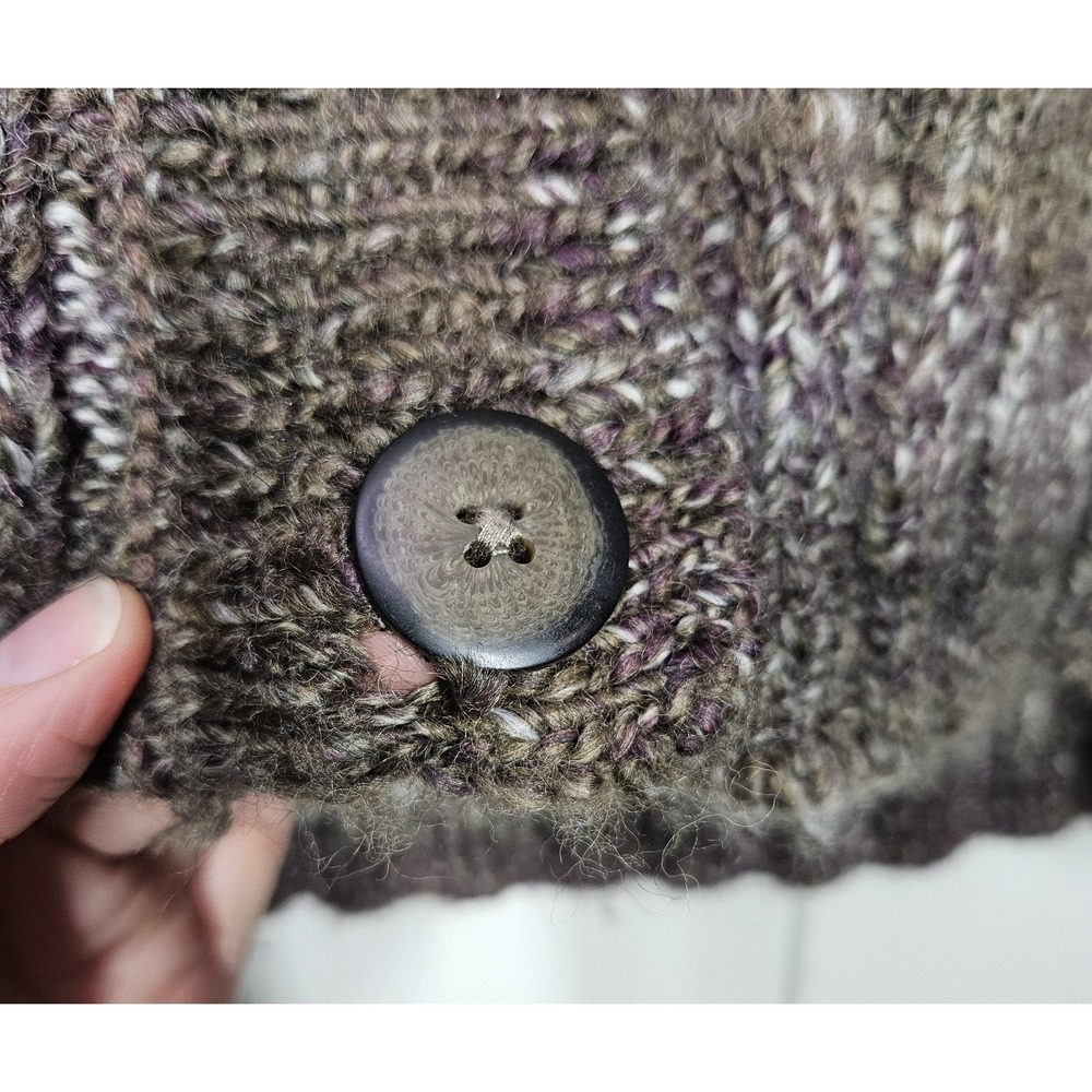 Woolrich Wool Blend Sweater Vest Women M Button Up Multicolor Fair Isle Nordic‎ - Picture 11 of 11